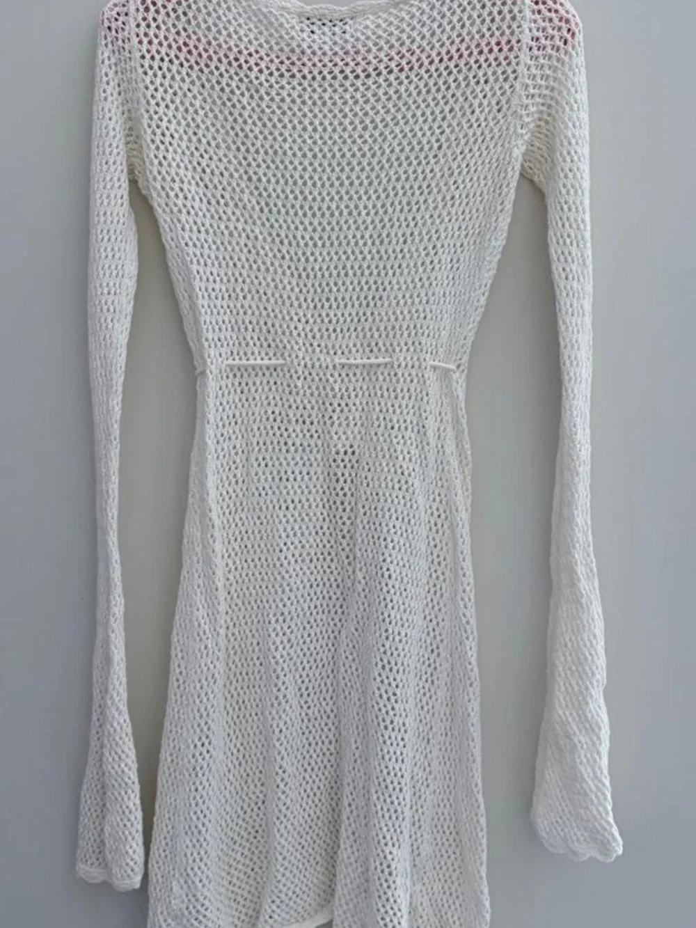 Frankies Bikinis Collette Crochet Tunic Cover Up